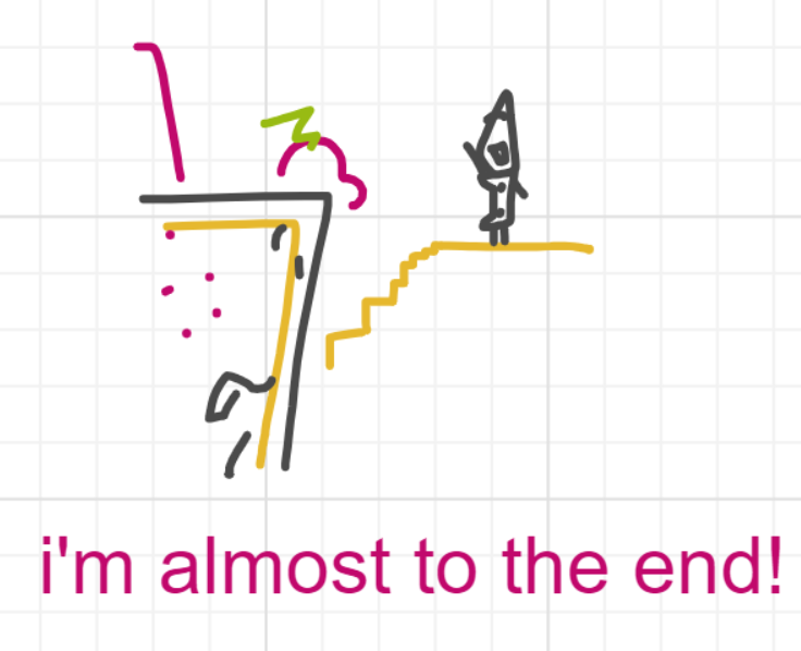 A panel from Running Duos, episode four of the Board Boards object show by Furretwalk/WalkingFurret.